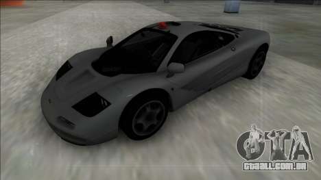 McLaren F1 FBI para GTA San Andreas