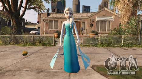 Elsa from Frozen para GTA 5