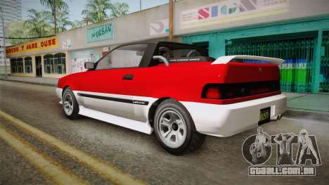 GTA 5 Dinka Blista Cabrio IVF para GTA San Andreas