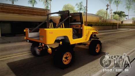 Toyota Land Cruiser Fj40 1978 Off Road para GTA San Andreas