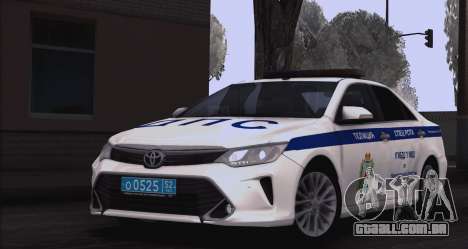 Toyota Camry para a polícia de trânsito para GTA San Andreas