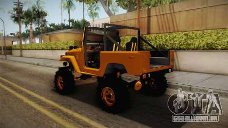 Toyota Land Cruiser Fj40 1978 Off Road para GTA San Andreas