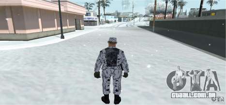 A Pele No Inverno (Exército) 1.1 para GTA San Andreas