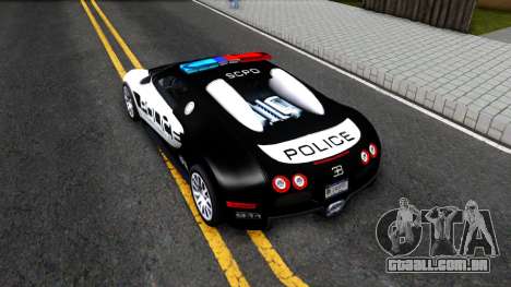 Bugatti Veyron NFS HP Police para GTA San Andreas