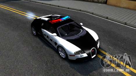 Bugatti Veyron NFS HP Police para GTA San Andreas