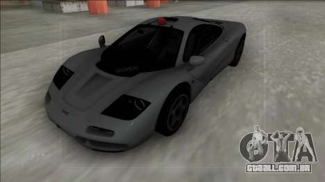 McLaren F1 FBI para GTA San Andreas