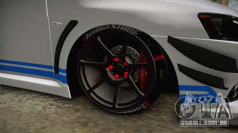 Mitsubishi Lancer EvoStreet PRO para GTA San Andreas