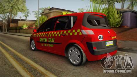 Renault Scenic Mk2 Crveni Taxi para GTA San Andreas