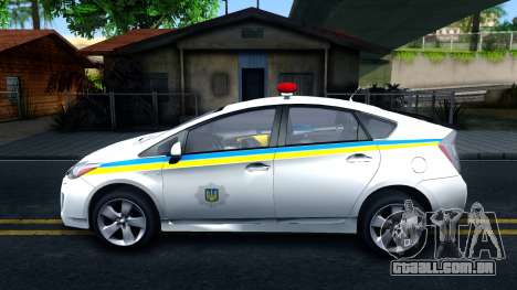 Toyota Prius Ukraine Police para GTA San Andreas