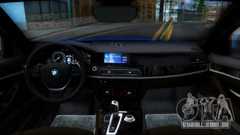 BMW 520i F10 para GTA San Andreas