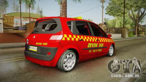 Renault Scenic Mk2 Crveni Taxi para GTA San Andreas