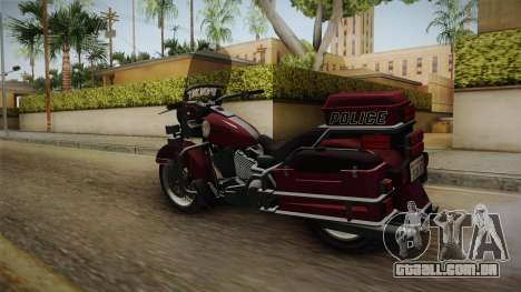 GTA 5 Police Bike para GTA San Andreas