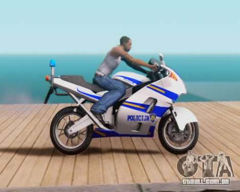 Croatian Police Bike para GTA San Andreas