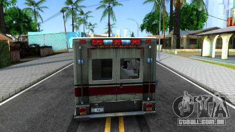 Resident Evil Ambulance para GTA San Andreas