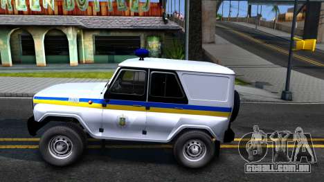 UAZ Caçador de Polícia da Ucrânia para GTA San Andreas
