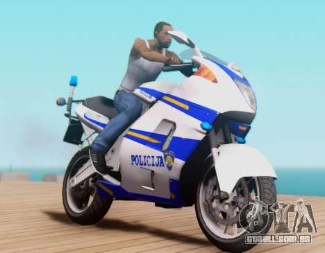 Croatian Police Bike para GTA San Andreas