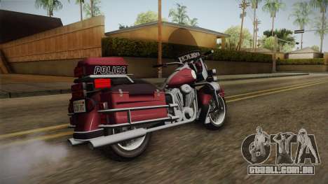 GTA 5 Police Bike para GTA San Andreas
