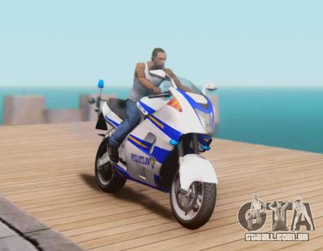 Croatian Police Bike para GTA San Andreas