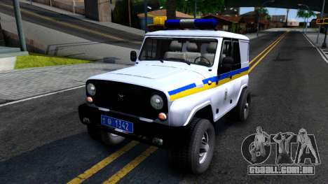 UAZ Caçador de Polícia da Ucrânia para GTA San Andreas