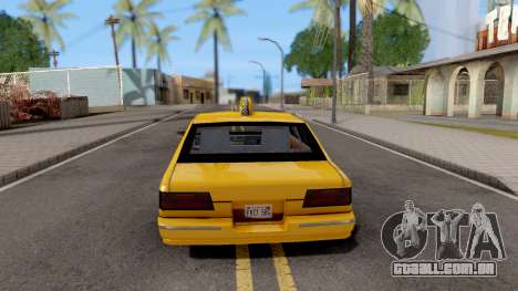 Taxi New Texture para GTA San Andreas