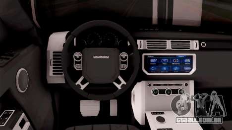 Range Rover SVA para GTA San Andreas