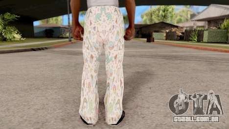 Calças do pijama para GTA San Andreas