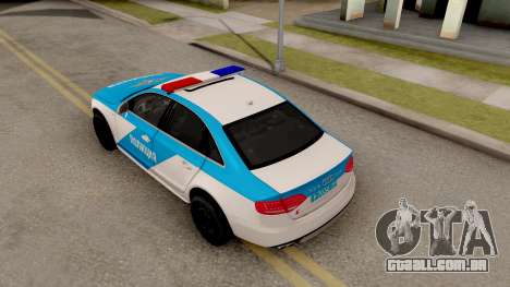 Audi S4 Russian Police para GTA San Andreas