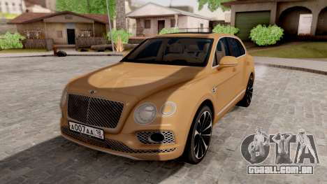 Bentley Bentayga para GTA San Andreas