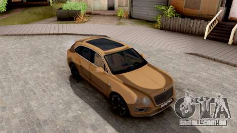 Bentley Bentayga para GTA San Andreas