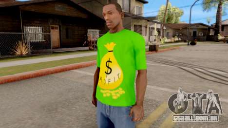 T-Shirt Money para GTA San Andreas