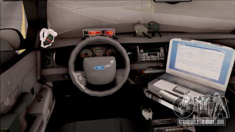 Ford Crown Vitoria High Speed Police para GTA San Andreas