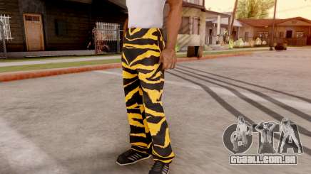 Tigre calças para GTA San Andreas