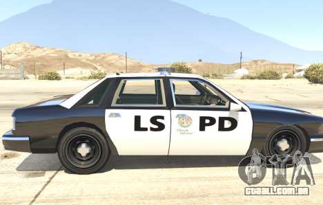 O carro de polícia do GTA San Andreas