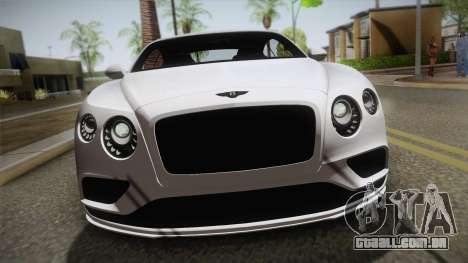 Bentley Continental SuperSport para GTA San Andreas