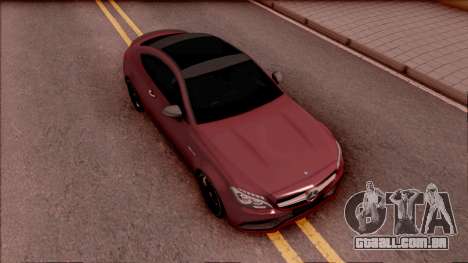Mercedes-Benz C63S AMG Coupe 2016 para GTA San Andreas