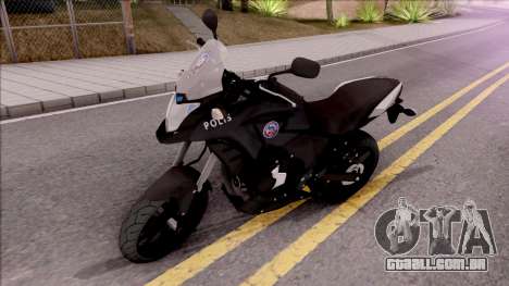 Honda CB500X Turkish Police Motorcycle para GTA San Andreas