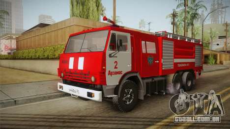 KamAZ 53212 caminhão de bombeiros na cidade de A para GTA San Andreas
