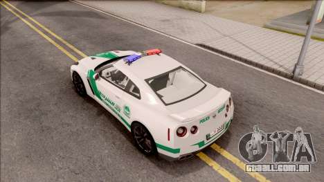 Nissan GT-R R35 Dubai High Speed Police para GTA San Andreas