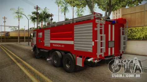 KamAZ 53212 caminhão de bombeiros na cidade de A para GTA San Andreas