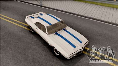 Pontiac Firebird Trans Am Coupe 1969 para GTA San Andreas