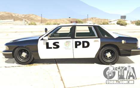 O carro de polícia do GTA San Andreas