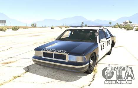 O carro de polícia do GTA San Andreas