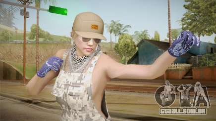 Gunrunning Female Skin v2 para GTA San Andreas