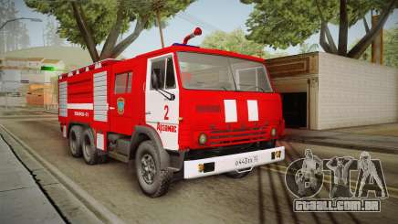 KamAZ 53212 caminhão de bombeiros na cidade de Arzamas para GTA San Andreas