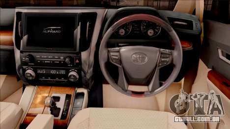 Toyota Alphard 2.5 G 2015 para GTA San Andreas