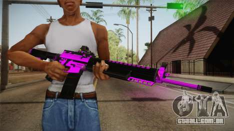 Purple M4A1 para GTA San Andreas