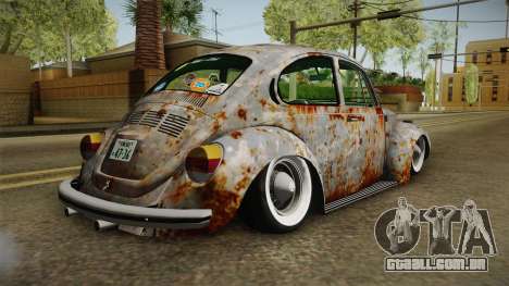 Volkswagen Beetle Rusty para GTA San Andreas