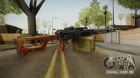 PKM Light Machine Gun para GTA San Andreas