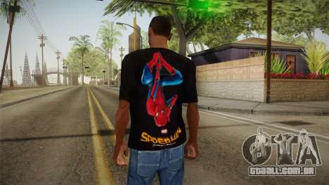 Spider-Man Homecoming T-Shirt para GTA San Andreas