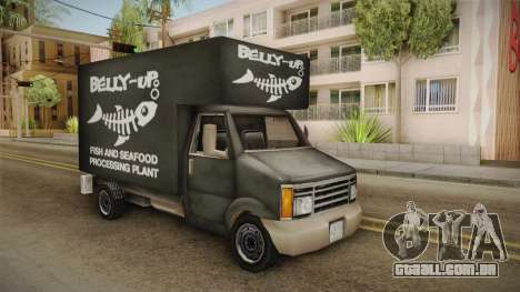 GTA SA DLC - Triad Fish Van para GTA San Andreas